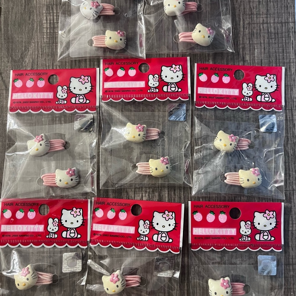 Hello Kitty Pink Hair Accessories